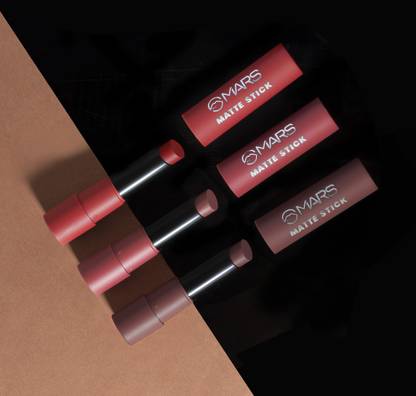 MARS 3 Red and Maroon Matte Lipstick Box Set