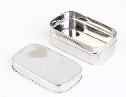 A2S rectangle shape lunch bo 1 Containers Stainless Steel School Lunch Box