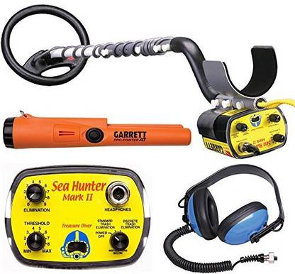 Garrett Sea Hunter Mark II w/ Underwater Pro Pointer AT Advanced Metal Detector
