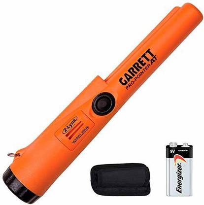 Garrett Pro-Pointer AT Z-Lynk Waterproof Pinpointing Metal Detector with Woven Belt Hols Advanced Metal Detector