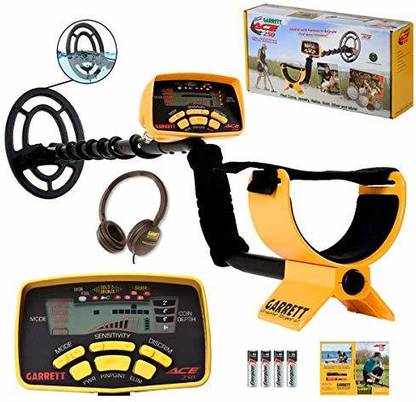 Garrett ACE 250 with Water-Proof Searchcoil and Headphones Advanced Metal Detector