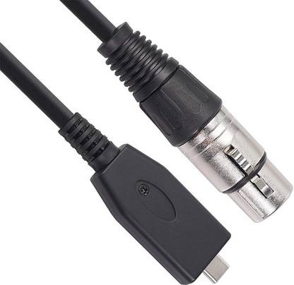 Street27 Audio Adapter 3 Pin XLR Female to 2.0 Type C USB Connector Microphone Mic 2m Type C USB