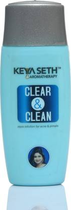 KEYA SETH AROMATHERAPY Clear & Clean Apua Solution for Acne Pimple Pigmentation & Rash- Enriched with Lemongrass & Geranium oil