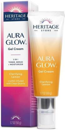 Heritage Store Aura Glow Gel Cream Clarifying Lemon