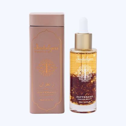 Indulgeo Essentials Zafferano Oil 30ml- Ageless Beauty with Saffron, Lupin Seed Extract