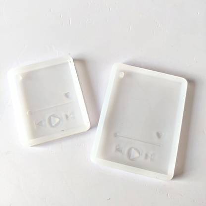 Sodee Spotify Keychain Resin Art DIY Resin for Craft (2 Cavity) Silicone Fondant & Gum paste Mould 2