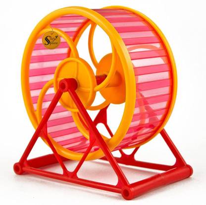 Sage Square 12.5cm Jumbo Running, Jogging, Exercise Wheel for Hamster/Dwarf/Gerbil /Mouse Plastic Training Aid For Hamster