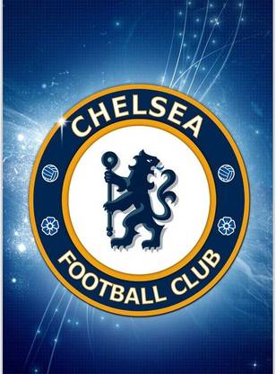 Poster Chelsea Fc Logo sla273 (Wall Poster, 13x19 Inches, Matte Paper, Multicolor) Fine Art Print
