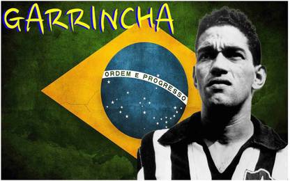Garrincha Footballer Flex Poster For Room M4 Photographic Paper