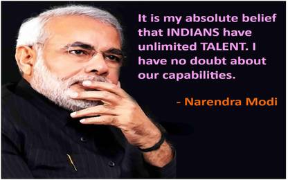 Narendra Modi Flex Poster For Room Mo-2047 Photographic Paper
