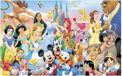 Cartoon Flex Poster For Room Mo-876 Photographic Paper