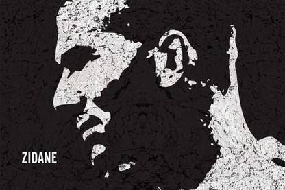 Poster Zinedine Zidane sla1476 (Wall Poster, 13x19 Inches, Matte Paper, Multicolor) Fine Art Print