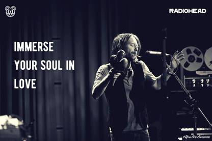 YAA - Radiohead Quotes Poster (18inchx12inch) Photographic Paper
