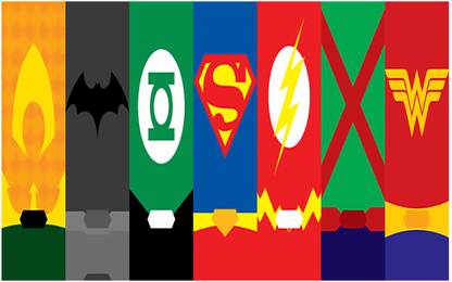 Justice League Flex Poster For Room Mo-1491 Photographic Paper