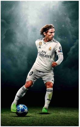 Luka Modric Footballer Flex Poster For Room M8 Photographic Paper