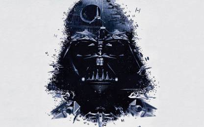 Poster Movie Star Wars Darth Vader Star Destroyer Chewbacca Han Solo sla791 (Wall Poster, 13x19 Inches, Matte Paper, Multicolor) Fine Art Print