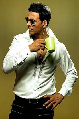 Poster Akshay Kumar Bollywood Actor Print sla81 (Large Poster, 36x24 Inches, Plastic Paper, Multicolor) Fine Art Print