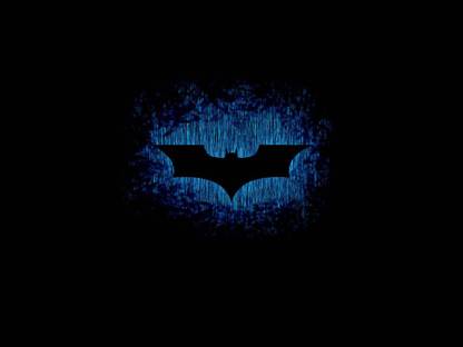 Poster Comics Batman Batman Symbol sla291 (Large Poster, 36x24 Inches, Plastic Paper, Multicolor) Fine Art Print