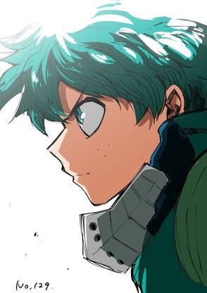 Midoriya Izuku My Hero Academia Matte Finish Poster Paper Print