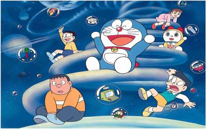 Doraemon Flex Poster For Room Mo-987 Photographic Paper