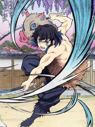 Hashibira Inosuke Demon Slayer: Kimetsu No Yaiba Matte Finish Poster Paper Print
