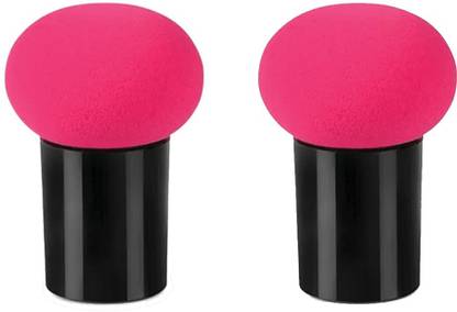 BEAUTY MOON Two Mushroom Shape Beauty Blender for Liquid, Cream and Powder Sponge