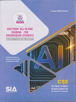 B.Tech III-Year II-Sem (CSE) Spectrum ALL IN ONE Journal For Engineering Students JNTU-Hyderabad Latest 2022 Edition