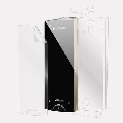Zootkart Front and Back Screen Guard for Gadgetshieldz Xperia Ray