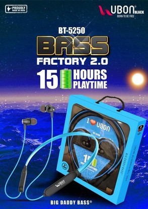 UBON BASS FACTORY 2.0 NACKBAND BLUTOOTH 