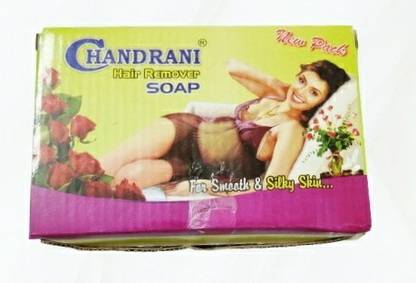 Chandrani HAir removal soap in just 2 minutes pack of 4 45 g each