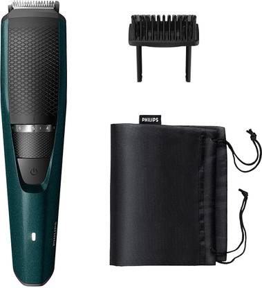 PHILIPS Smart Beard Trimmer - Power adapt technology for precise trimming- Quick Charge Trimmer 60 min  Runtime 20 Length Settings