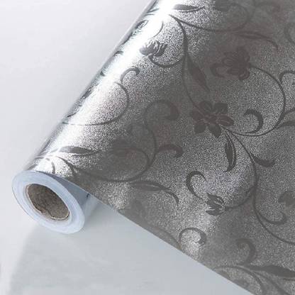 lilac collection Abstract Silver Wallpaper