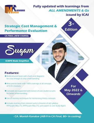 CA Final Comprehensive Revision Notes for SCMPE New Syllabus By CA Monish Kanabar Applicable for May 2022 Exam