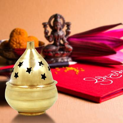 Shubhkart Kuber Goblet Brass Table Diya