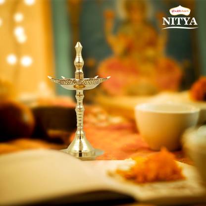 Shubhkart Kerla Samai Brass Table Diya