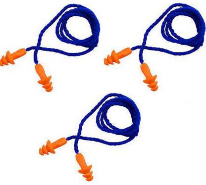 Saviour Reusable Corded Ear Plugs - (PACK OF 3) Ear Plug