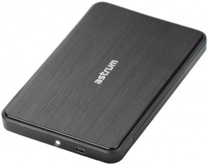 ASTRUM 2.5" USB 2.0 SATA HDD Enclosure - EN270 2.5 inch Shock Resistant HDD Enclosure Metal body screw design