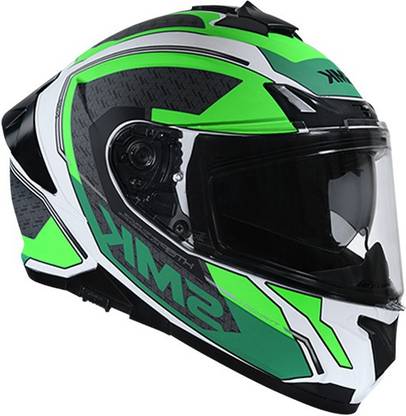 SMK Typhoon RD1 GL186 (Size-L) Full Face Compact Shell and Aerodynamic Motorbike Helmet