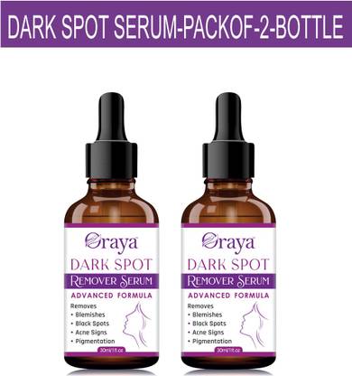 Oraya Dark Spot Remover Serum| Brightening & Lightening | Pimple Marks-30ML-2-Bottle-