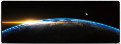 AlexVyan Earth Large Gaming Mouse Pad , Anti-Fray Cloth Mousepad Computer Keyboard Mat Non Slip Base Mousepad