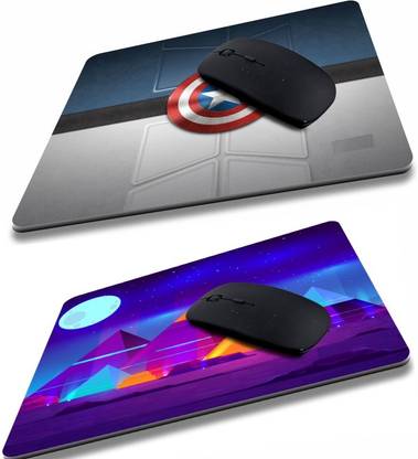 BNS Printed Rubber Base Lite Laptop and Gaming Mousepad for Office and Home Non Slip Base Mousepad