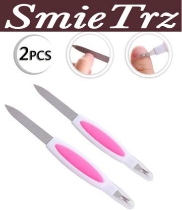 SMIETRZ Double Sided Nail Shaper Nail File Buffer Cosmetic Tool