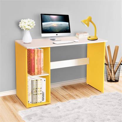 Flipkart Perfect Homes Studio Scholar study table ,desktop table,office table Solid Wood Study Table