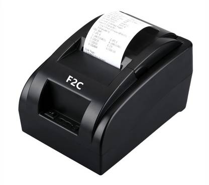 F2C Receipt Printer 58mm Thermal POS Printer Portable USB Desktop Barcode Bill Printer 90mm/s High Speed Mini Small Printing Machine Support ESC/POS Thermal Receipt Printer