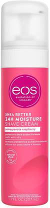 eos Shea Better Shaving Cream with Pomegranate Raspberry Shave Cream with Shea Butter
