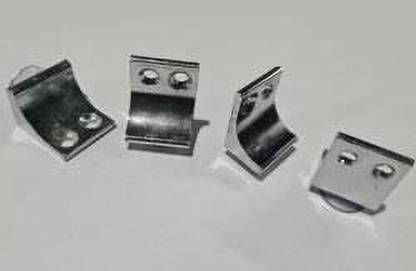 Protex SS L BATTON PACK OF 4 PCS CP FINISH SELF BATTON 1X1 Shelf Bracket