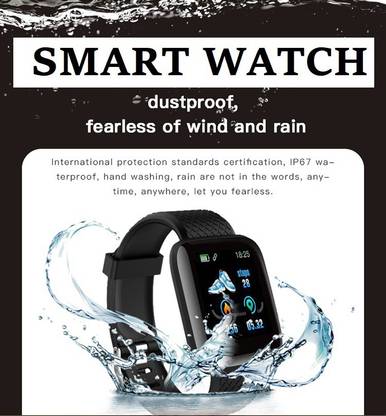 Ykarn Trades VI173_ID116 Pro Sleep Monitor, Step Count Smart Watch Black Only (Pack of 1)