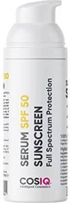 Cos-IQ Sunscreen - SPF 50 PA++++ Only 2Drops Full Coverage,Skin Safe, Matte Finish -SPF 50 PA++++ (30ml)
