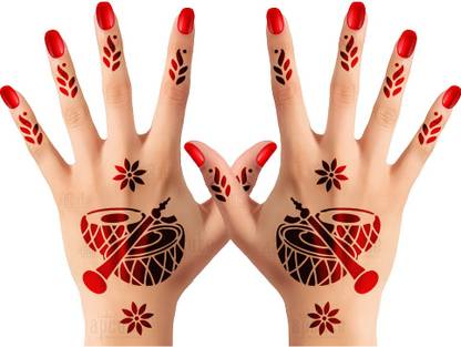 APCUTE Mahandi degin sticker full hand| Best for Girls, women and Kids | Easy to use