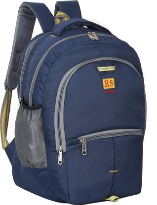RS Famous Unisex Backpack Heavy Duty School Bag Class 5th to 10th Collage Bag (Blue) Waterproof School Bag